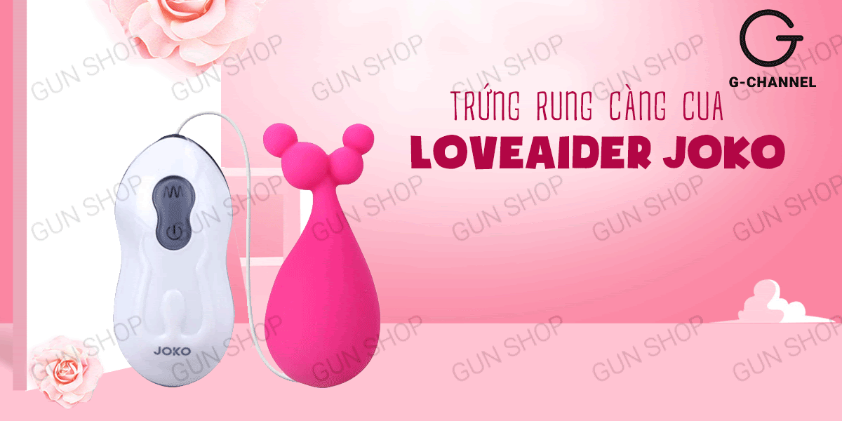 Trứng rung càng cua Loveaider Joko